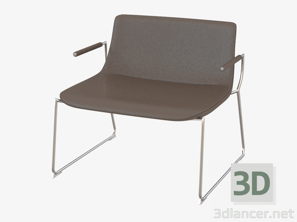 3D Modell Stuhl mit Armlehnen DS-717-152 - Vorschau