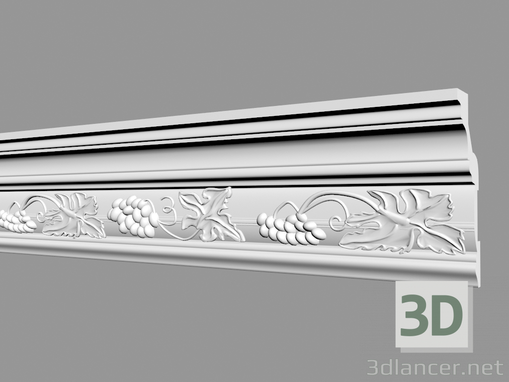 modèle 3D Corniche C1012 - preview