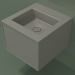 3d model Washbasin with drawer (06UC22401, Clay C37, L 48, P 50, H 36 cm) - preview
