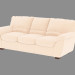3d model Sofa-bed triple classic - preview