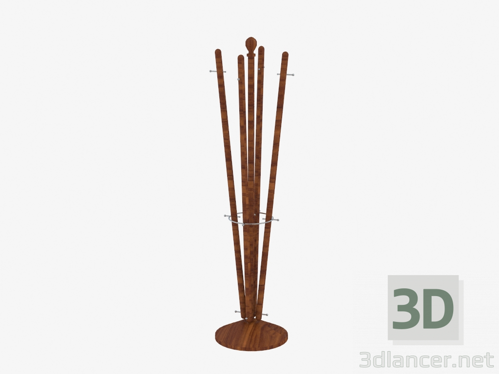 3 डी मॉडल कपड़े हैंगर (कला। जेएसएल 3604) - पूर्वावलोकन