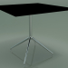 3d model Square table 5708, 5725 (H 74 - 79x79 cm, spread out, Black, LU1) - preview