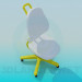 3d model Chair on casters - preview