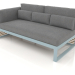 3D modeli Modüler kanepe, bölüm 1 sol, yüksek arkalık (Mavi gri) - önizleme