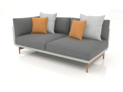 Módulo de sofá, seção 1 esquerda (cinza cimento)