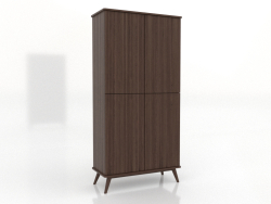 Gabinete 5 1000x450x2000 mm (nogueira escura)