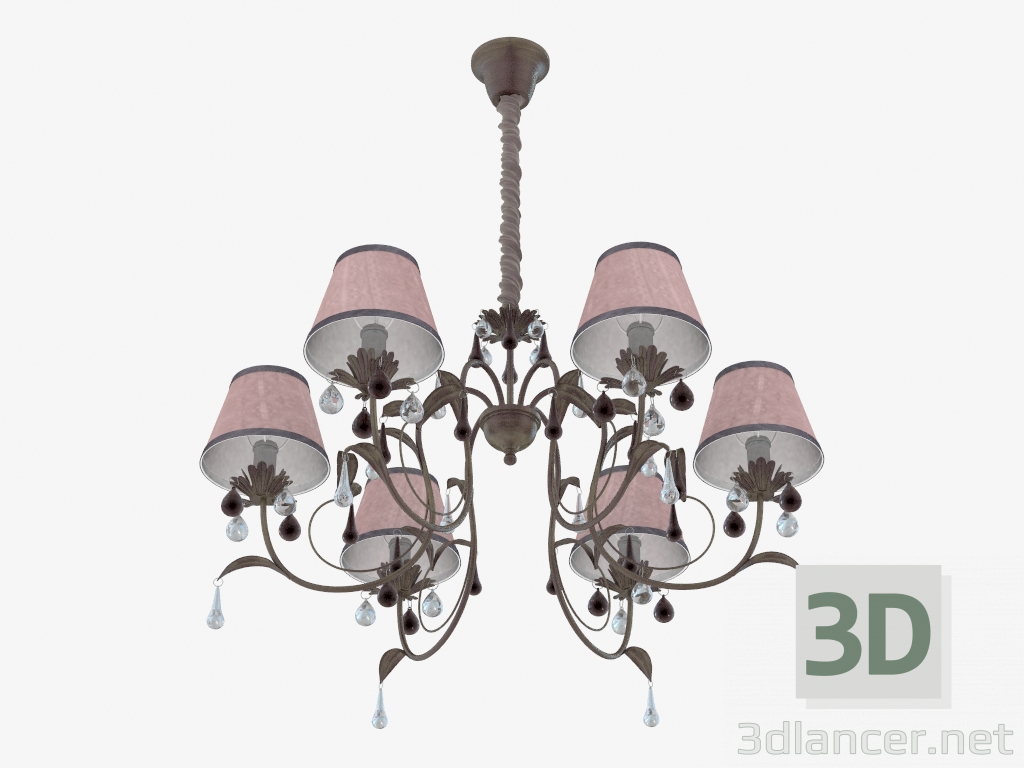3D Modell Federica Kronleuchter (379013606) - Vorschau