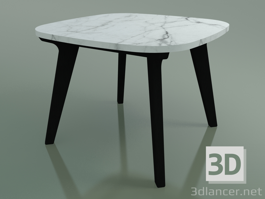 3d model Mesa de comedor (232, mármol, negro) - vista previa