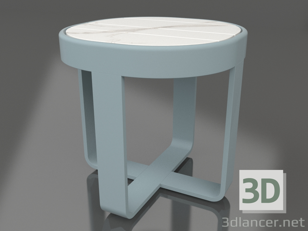 3D Modell Runder Couchtisch Ø42 (DEKTON Aura, Blaugrau) - Vorschau