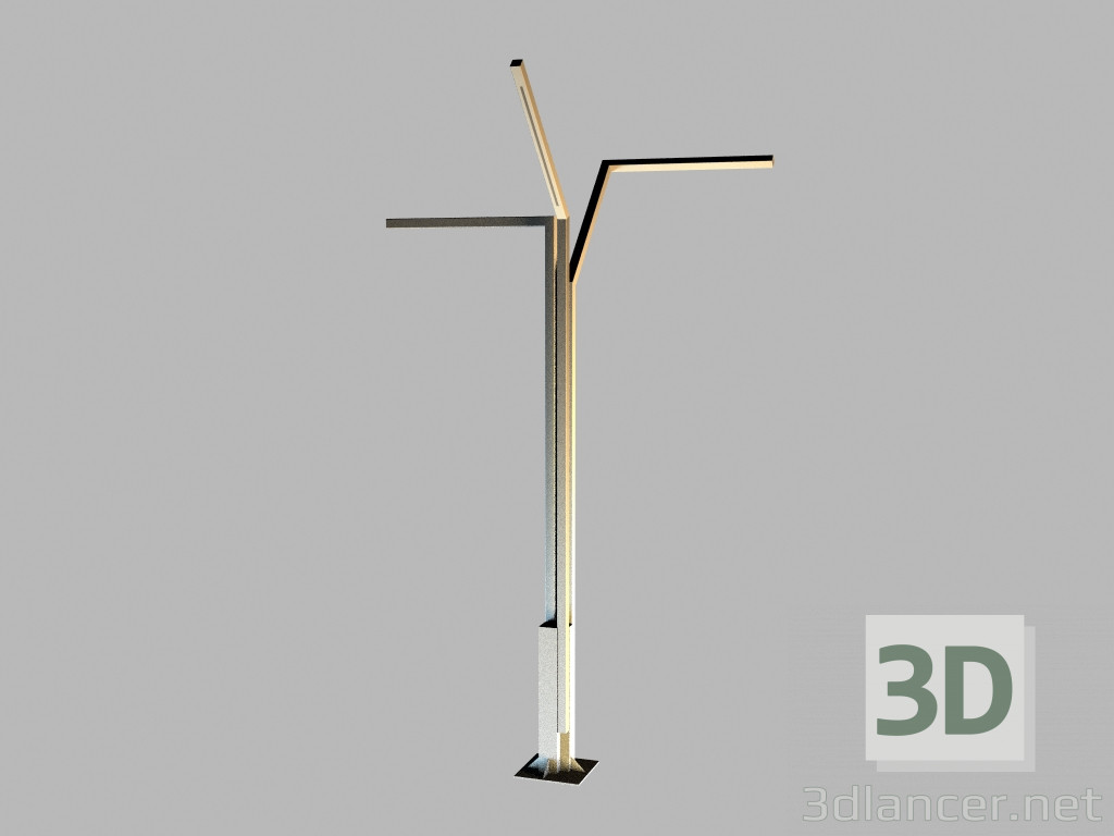 3D modeli Dış lamba 4536 - önizleme