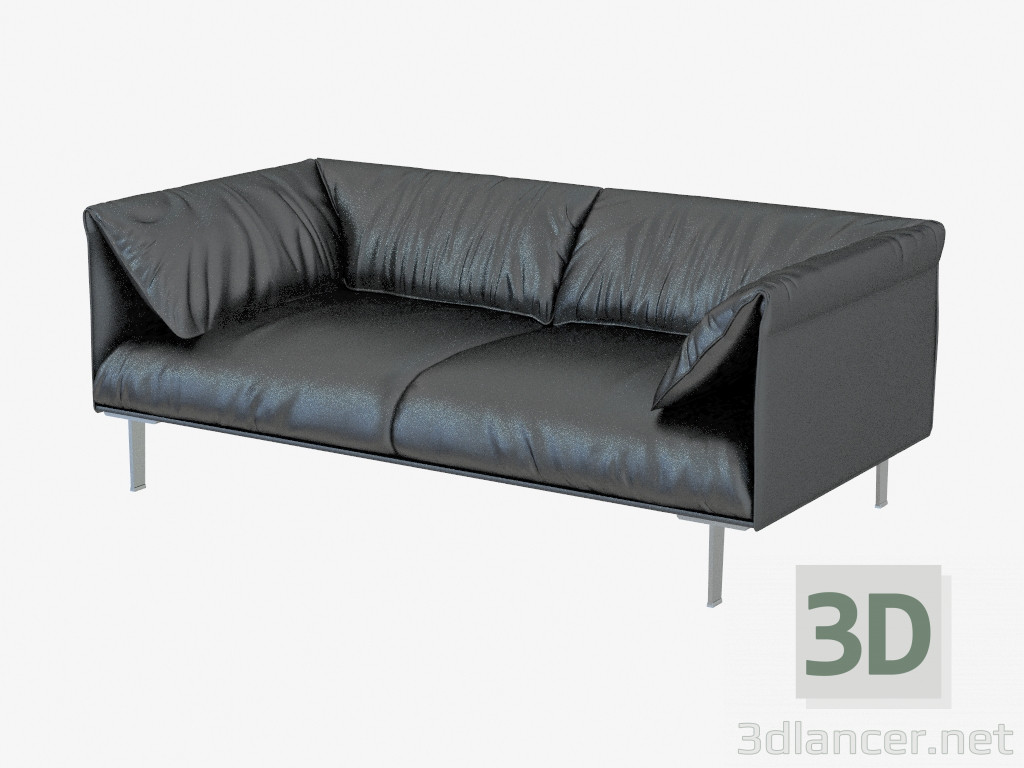 3d model Leather Sofa - preview