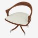 3d model Office chair with leather upholstery (art. JSH 2204) - preview