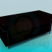 3D Modell Sofa dunkelbraun - Vorschau