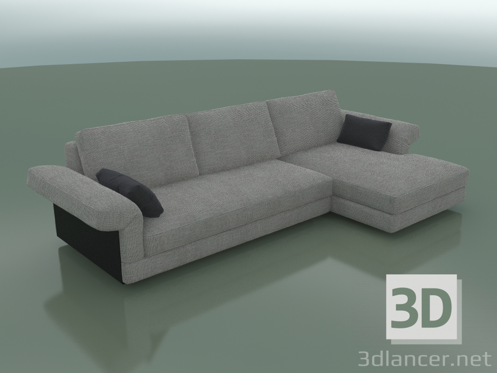 3d model Angular sofa Cliff (3430 x 1710 x 760, 343CL-171-CL) - preview