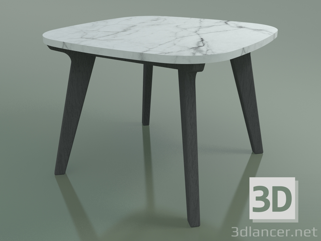 3d model Dining table (232, Marble, Gray) - preview