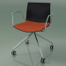 3D modeli Sandalye 0290 (4 tekerlekli, kolçaklı, LU1, koltuk minderli, PO00109) - önizleme