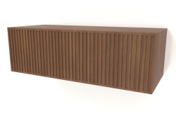 Estante colgante ST 06 (1 puerta ondulada, 800x315x250, madera marrón claro)