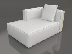 Módulo de sofá, seção 2 esquerda (ouro)