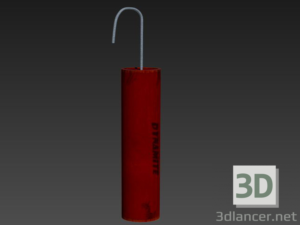 dinamita 3D modelo Compro - render