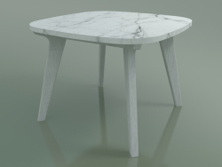 Dining table (232, Marble, White)