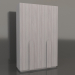 modello 3D Armadio MW 04 legno (opzione 1, 1830x650x2850, legno chiaro) - anteprima