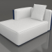 Modelo 3d Módulo de sofá, seção 2 esquerda (azul noturno) - preview