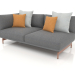 Modelo 3d Módulo de sofá, seção 1 esquerda (Antracite) - preview