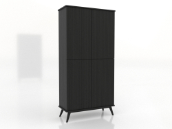 Cabinet 5 1000x450x2000 mm (black RAL 9005)