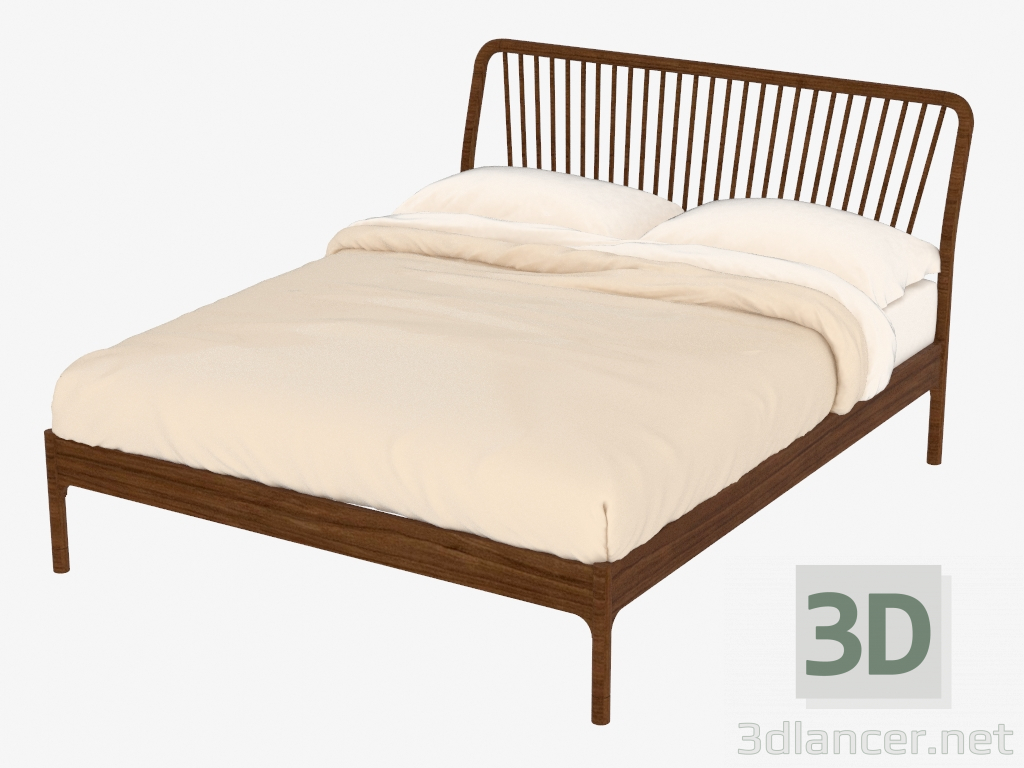 3d model Double bed Sveva - preview