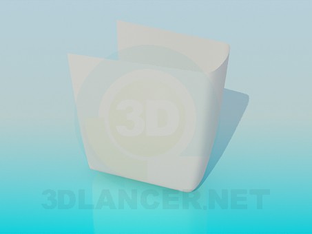 3D modeli Lavabo için stand - önizleme