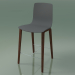 3d model Bar chair 3993 (4 wooden legs, polypropylene, walnut) - preview