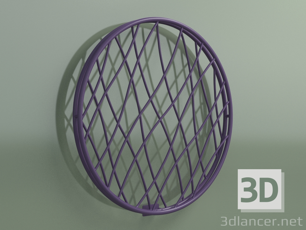 modèle 3D Radiateur Medusa (1415x1415, lilas bleuté - RAL 4005) - preview