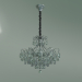 3d model Hanging chandelier 10080-6 (chrome-clear crystal Strotskis) - preview