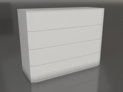 Chest of drawers Aragon (white)