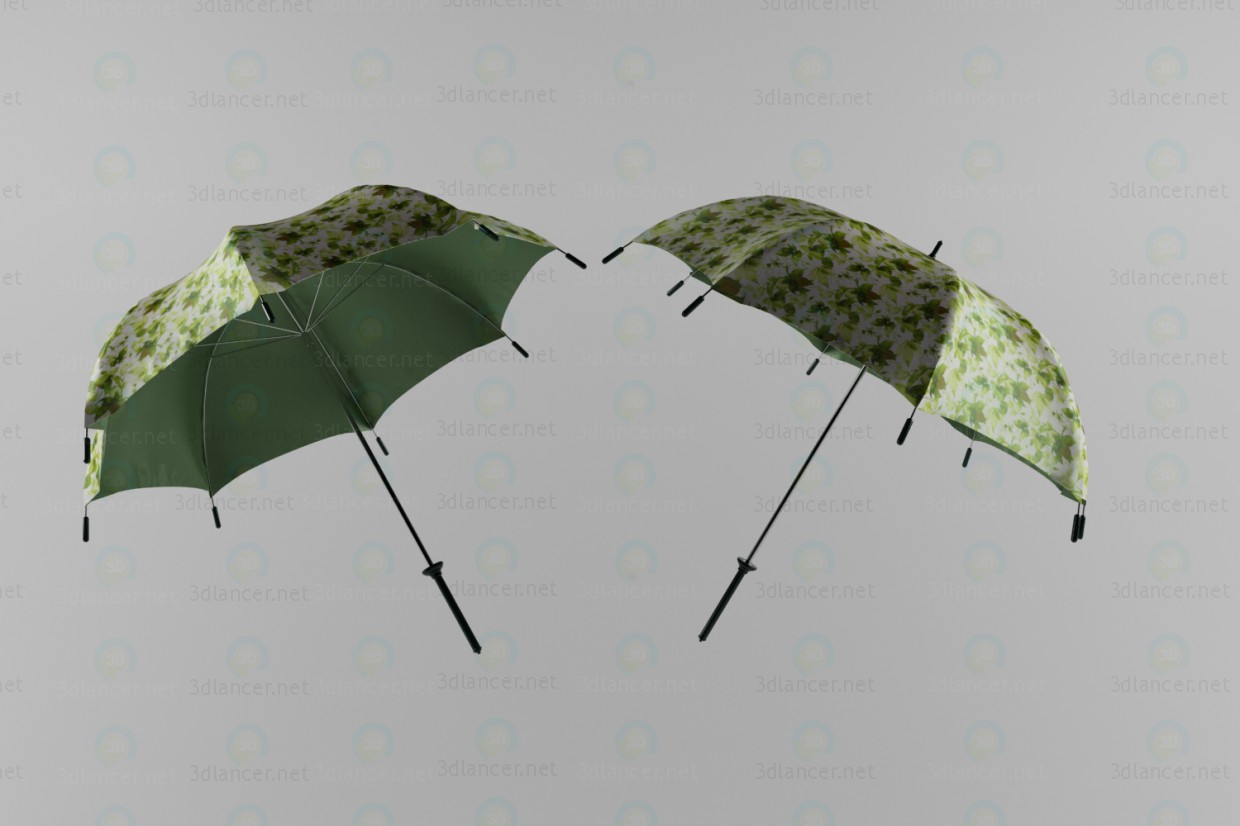 Modelo 3d Guarda-chuva - preview