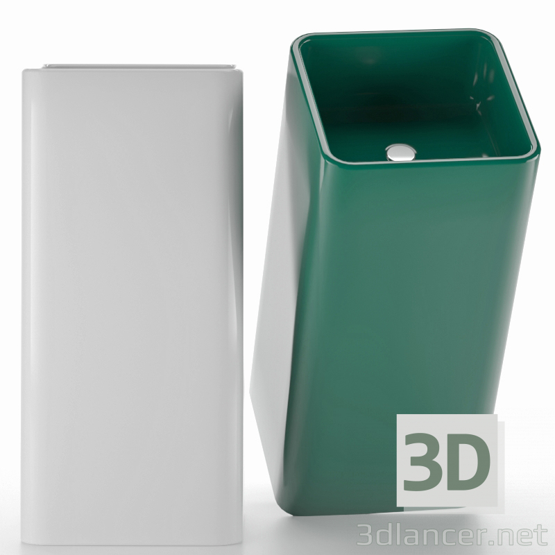 Waschbecken SEMPLICE 3D-Modell kaufen - Rendern