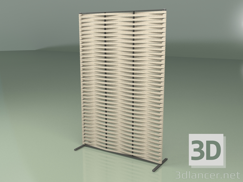 3D Modell Wandschirm 001 (Gürtel 25mm Sand) - Vorschau
