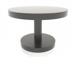 कॉफी टेबल जेटी 022 (डी = 600x400, काला प्लास्टिक रंग)
