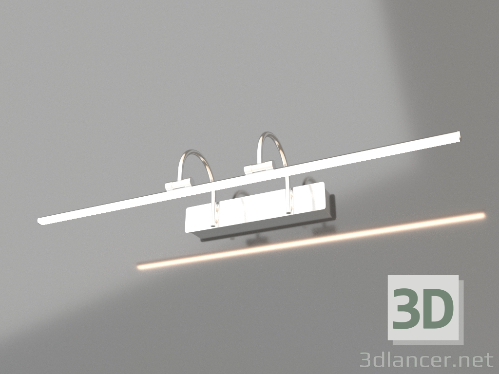 Modelo 3d Luz de fundo da lâmpada de parede (6384) - preview
