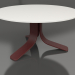 3d model Coffee table Ø80 (Wine red, DEKTON Zenith) - preview