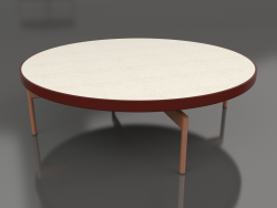 Round coffee table Ø120 (Wine red, DEKTON Danae)