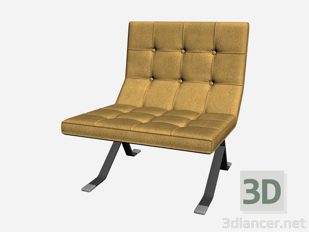 3D Modell Sessel Nik - Vorschau