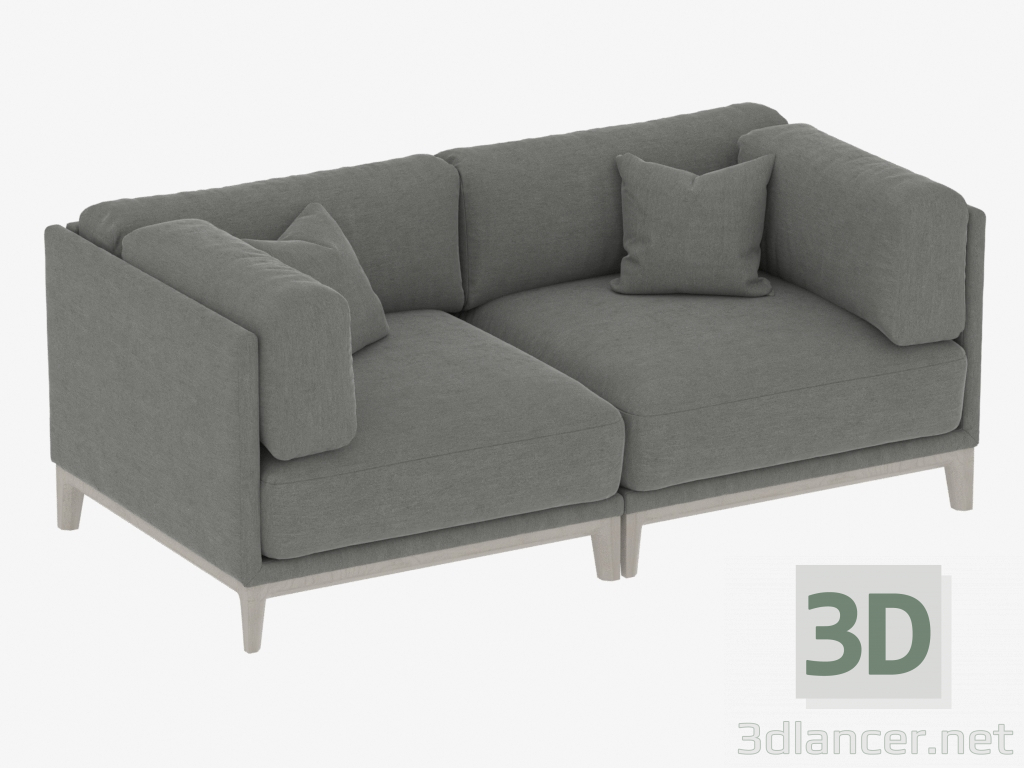 3d модель Модульный диван CASE 1880мм (арт 903-904) – превью
