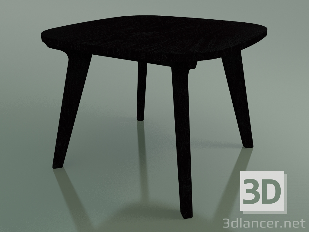 3d model Mesa de comedor (232, negra) - vista previa