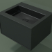 modello 3D Lavabo con cassetto (06UC32401, Deep Nocturne C38, L 60, P 50, H 36 cm) - anteprima