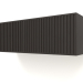 Modelo 3d Prateleira suspensa ST 06 (2 portas onduladas, 800x315x250, madeira castanho escuro) - preview