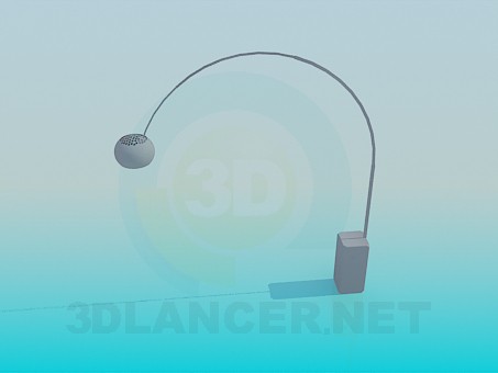 3D Modell Tisch Lampe - Vorschau