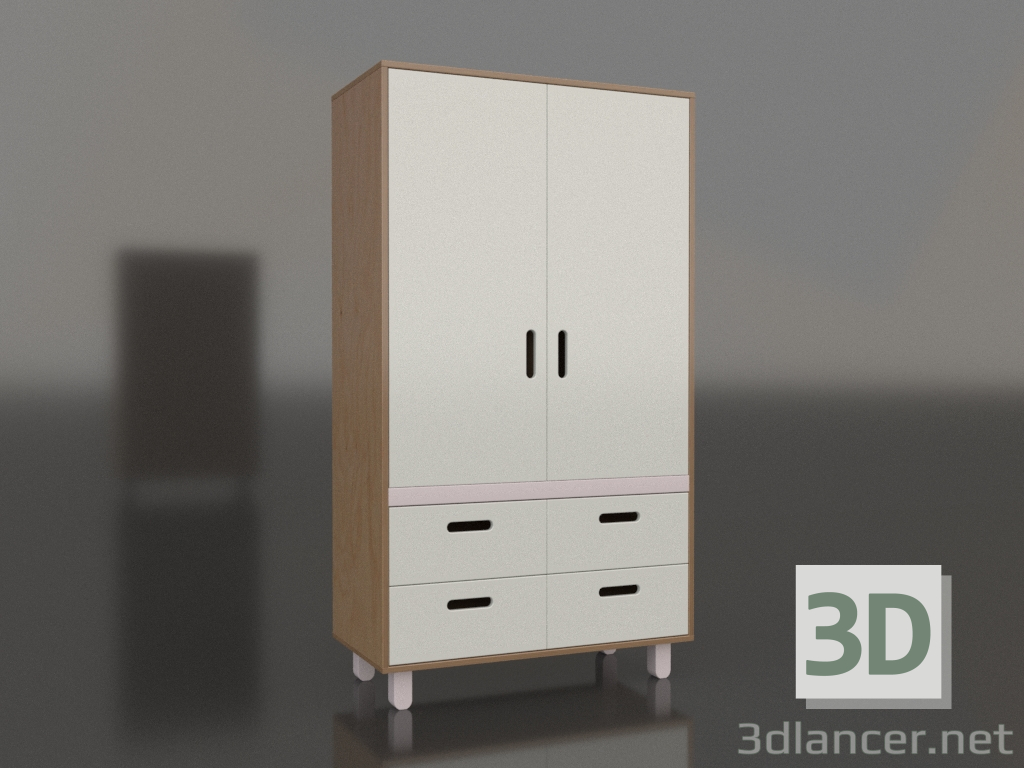 3d model Wardrobe closed TUNE HB (WPTHBA) - preview