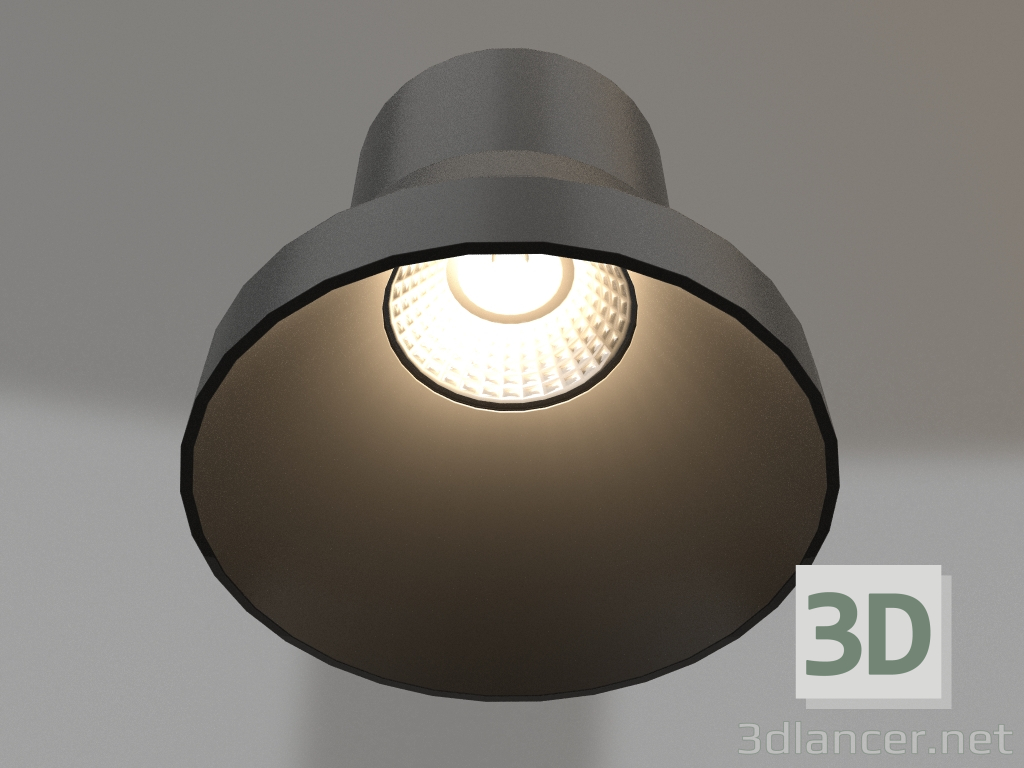 3d model Lámpara MS-VOLCANO-BUILT-R82-10W Day4000 (BK, 38 grados, 230V) - vista previa