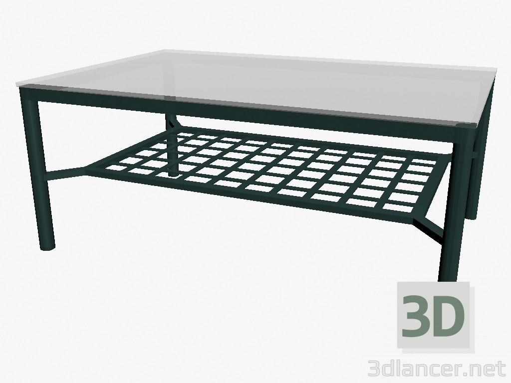modello 3D Caffè grande tavolo Granas - anteprima